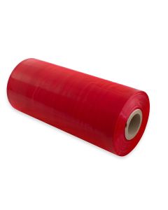Power Stretch Film 23μm, 500mm, Red, 250% elongation, 12 months UV protection